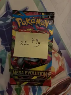 (HEAVY) 22.49g Pokemon TCG Mega Evolution Booster Pack (SEALED)✅ - Image 2