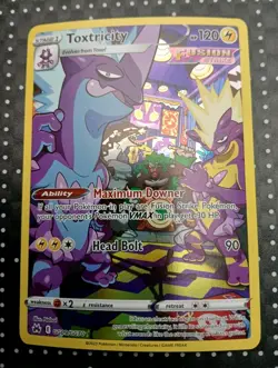 Pokemon TCG Toxticity GG09/GG70 Crown Zenith Galarian Gallery Holo Full Art NM - Image 1