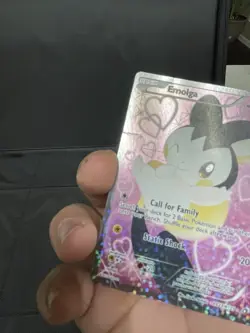 DAMAGED Pokemon Emolga Full Art RC23/RC25 Legendary Treasures:Radiant Collection - Image 3