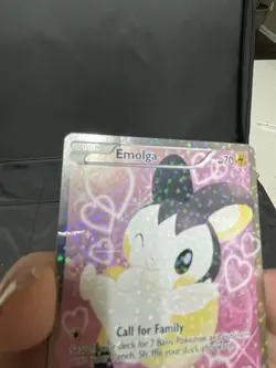 DAMAGED Pokemon Emolga Full Art RC23/RC25 Legendary Treasures:Radiant Collection - Image 5