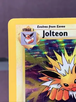 Pokemon TCG Jolteon 4/64 Jungle Set Unlimited Holo Rare WOTC VTG 1999 MP - Image 2