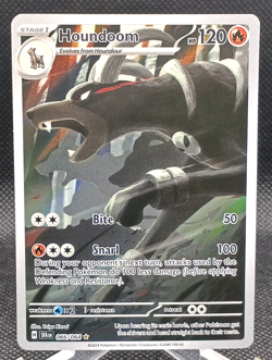 Houndoom 066/064 Illustration Rare Shrouded Fable Pokemon TCG NM - Image 1
