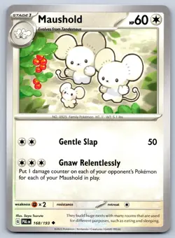 Maushold 168/193 Paldea Evolved Pokemon NM - Image 1