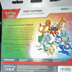 Pokemon First Partner Illustration Collection Series 1 Box Promo Special Edition - Image 2