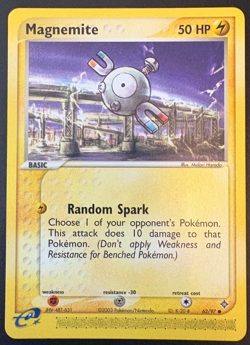 Pokemon TCG Magnemite EX Dragon 62/97 Regular LP - Image 1