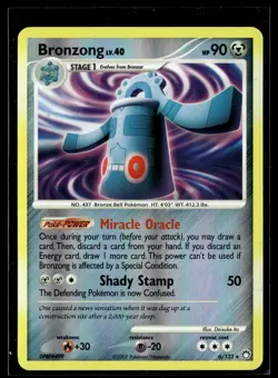 Bronzong 6/123 Mysterious Treasures Reverse Holo Rare Holo Pokemon - Image 1