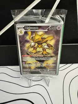 Pokemon Alakazam 009 SEALED Black Star Promo Mega Evolution - Image 1
