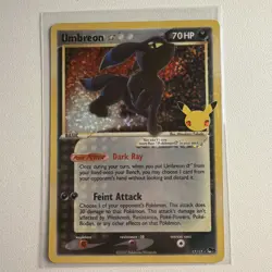 Pokemon Celebrations Umbreon Gold Star Classic Collection Series 17 - Image 1