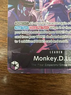 Monkey.D.Luffy (English Version 2nd Anniversary Set) OP09-061 One Piece... - Image 3