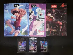 One Piece Card Game PSA Magazine Included Promo Card Sealed Luffy Shanks Boa - Image 1