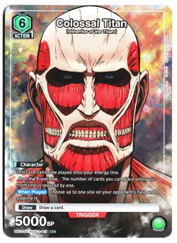 Union Arena Colossal Titan 1-Star UE10ST: Attack on Titan AOT-1-113 NM - Image 1