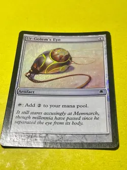 Ur-Golem's Eye FOIL Darksteel NM Artifact Common MAGIC GATHERING CARD - Image 1