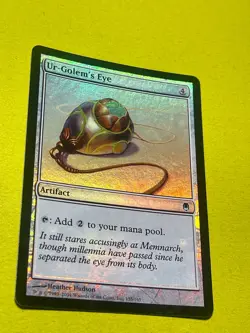 Ur-Golem's Eye FOIL Darksteel NM Artifact Common MAGIC GATHERING CARD - Image 2