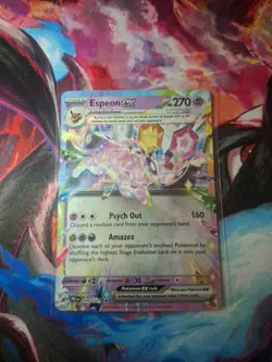Pokemon TCG Espeon EX Double Rare Prismatic Card 034/131 - Image 1