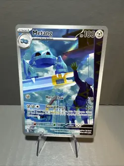 Pokemon Card - Metang 094/086 Me04: Chaos Rising Holo Near Mint - Image 1