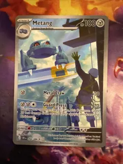 Pokemon Card - Metang 094/086 Me04: Chaos Rising Holo Near Mint - Image 3