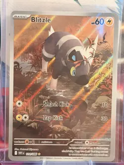 Pokemon TCG SV White Flare Blitzle Card 114/086 Illustration Rare NM/M - Image 1