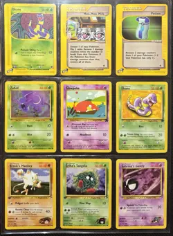 Pokemon Vintage Binder Lot - WOTC Holos; E-Readers; 1st Ed & More - 45 Cards 💎 - Image 5