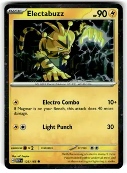 Electabuzz - (Cosmos Holo) Promo Miscellaneous Cards & Products 125/165 NM - Image 1