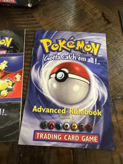 Pokemon Team Rocket Devastation Theme Deck Box Rulebook & Counters Only No Cards - Image 2