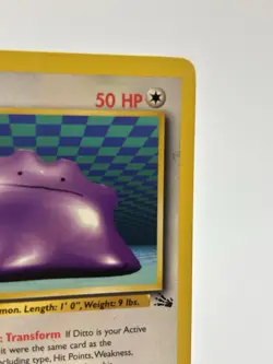 Pokemon TCG Ditto Fossil, Unlimited Rare, Non-Holo Card 18/62 LP - Image 3