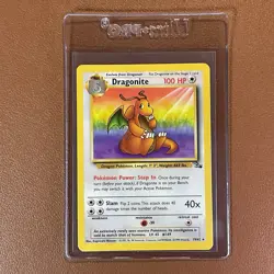 Dragonite 19/62 Fossil Rare 1999 Pokemon Card (Non-Holo) - Image 2