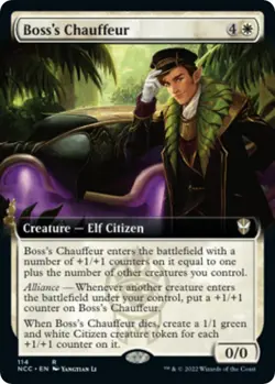 Boss's Chauffeur (Extended Art) R Commander: Streets of New Capenna 114 NM - Image 1