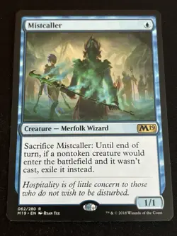 1x MTG Mistcaller - Core Set 2019 (M19) #62 - Image 1