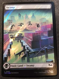 Swamp - Surge Foil - Full Art - TMT - NM - EN - 0307 - Image 1
