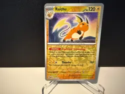 2023 Pokemon TCG Raichu 026 Scarlet & Violet 151 MEW Reverse Holo Rare Card NM+ - Image 1
