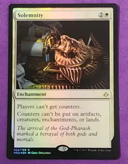 MTG Magic The Gathering - Solemnity - Hour of Devastation [FOIL] NM - Image 1