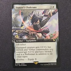 Dancer's Chakrams (Extended Art) - R - Commander: FINAL FANTASY #105 - NM - Image 1