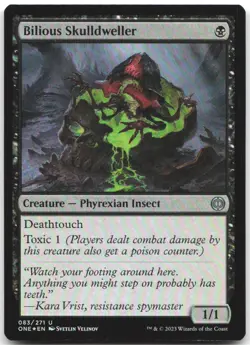 Bilious Skulldweller 83 Phyrexia: All Will Be One Magic: The Gathering Foil NM - Image 1