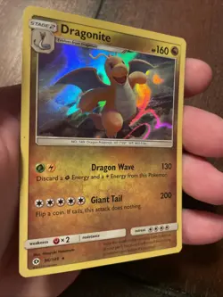 Dragonite 96/149 Sun and Moon Holo Rare 2017 Pokemon Card - Image 2