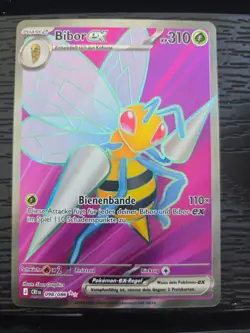 Bibor EX 098/086 CRI Wachsendes Chaos 🇩🇪 NM **Ultra Rare Full Art Pokemon - Image 1