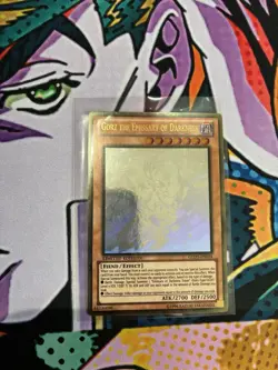 Yugioh Gorz the Emissary of Darkness GLD5-EN024 Gold Ghost Rare VLP/NM - Image 1