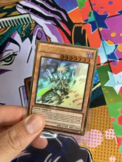 Yugioh Gorz the Emissary of Darkness GLD5-EN024 Gold Ghost Rare VLP/NM - Image 4
