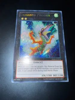 Yugioh Daigusto Phoenix HA06-EN054 Secret Rare 1st Edition LP - Image 1