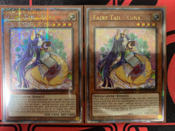 YuGiOh 2x Fairy Tail - Luna QCSR RA01-EN009 25th Anniversary 1st Ed NM - Image 1