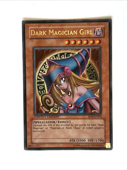 YUGIOH 1996 DARK MAGICIAN GIRL RDS-ENSE2 LIMITED EDITION ULTRA RARE - Image 2