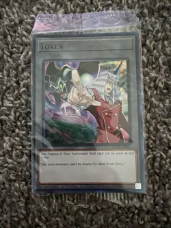 Yu-Gi-Oh! Pegasus & Toon Summoned Skull Token - TKN5-EN032 - Super Rare - SEALED - Image 1