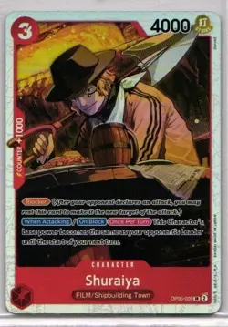 Shuraiya OP06-009 Super Rare Wings of the Captain One Piece Foil Near Mint - Image 1