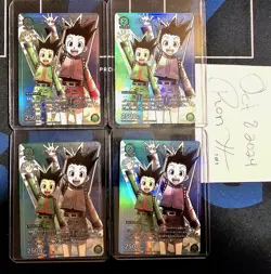 Union Arena Hunter x Hunter Gon Freecss FOIL x4 (U) HTR -1-076 Ships from US - Image 1