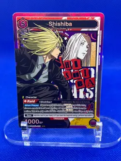 Union Arena UE19BT Sakamoto Days Shishiba UE19BT/SMD-1-055 Super Rare NM - Image 1
