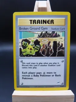 Pokemon Rare Card : Broken Ground Gym 92/105 (Neo Destiny) - Image 1
