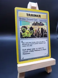 Pokemon Rare Card : Broken Ground Gym 92/105 (Neo Destiny) - Image 2