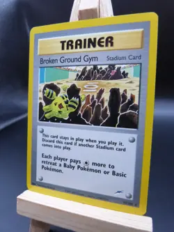 Pokemon Rare Card : Broken Ground Gym 92/105 (Neo Destiny) - Image 3