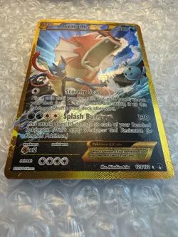 Pokemon TCG Gyarados EX 123/122 XY Breakpoint Gold Secret Rare Card LP-MP - Image 4