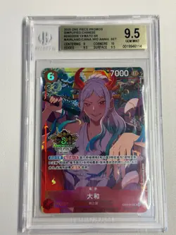 One Piece Chinese Card Game Exclusive 3rd Anniversary Yamato EB02-006 BGS 9.5 - Image 1