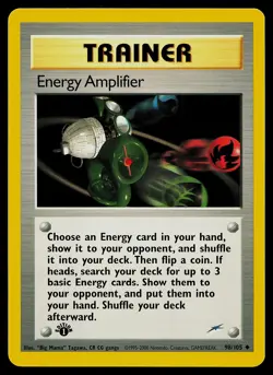 Pokemon Card - Energy Amplifier 1st Edition Neo Destiny 98/105 Uncommon - Image 1